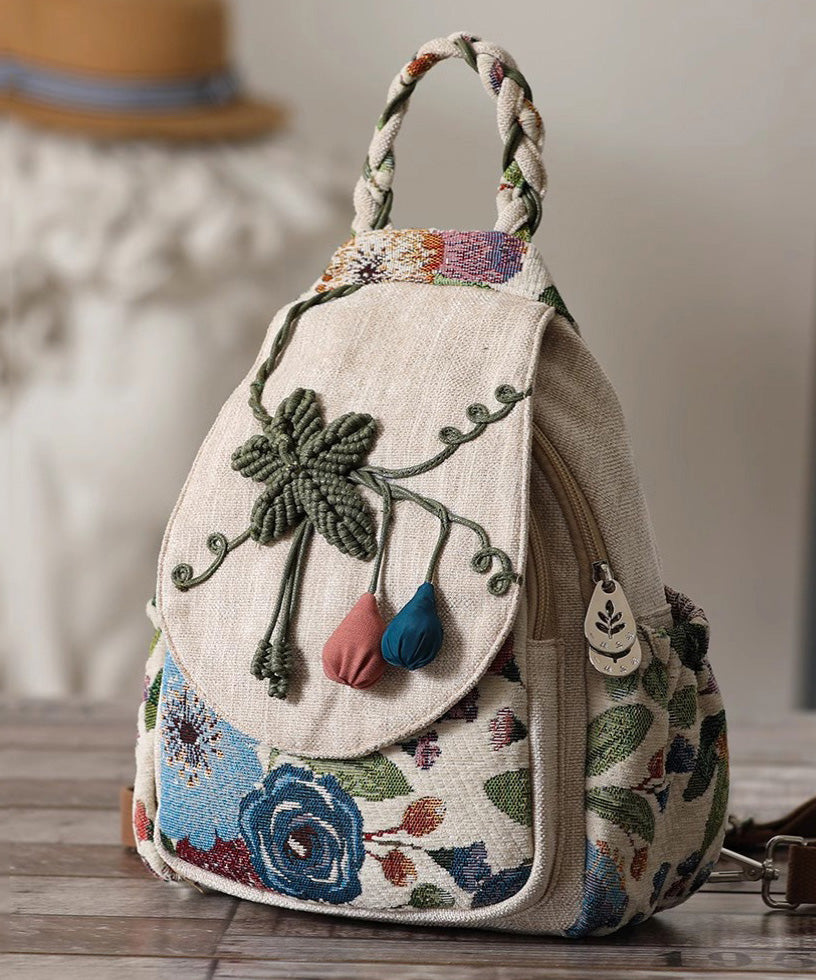 Versatile Ethnic Style Backpack Large Capacity Bag