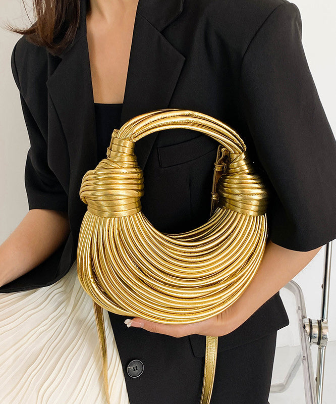 Fashion Gold Bag European American Tote And Versatile