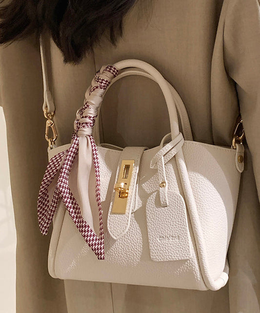 Durable Bag CrossBody Fashion Beige Faux Leather