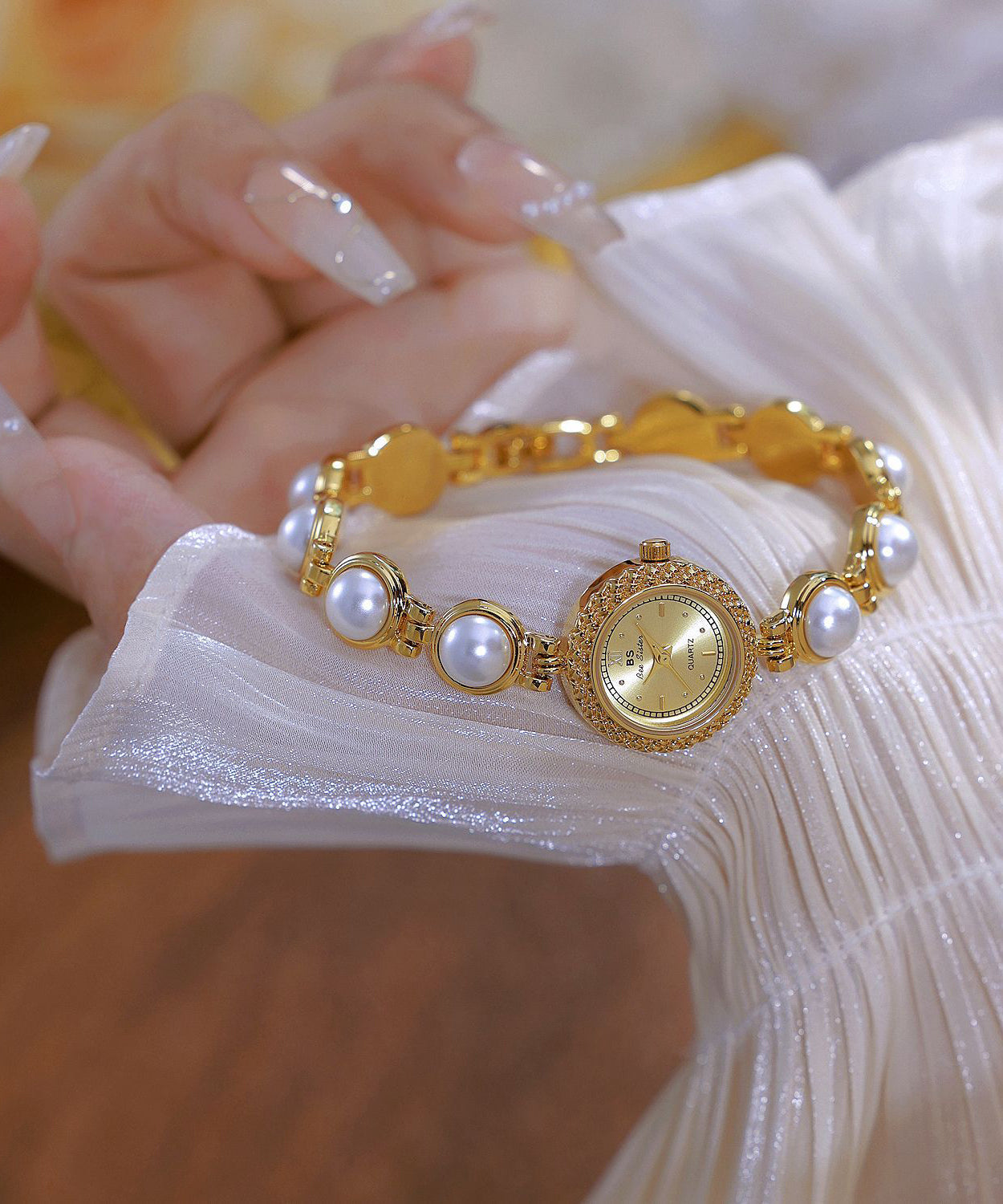 Watches Blue Movement Metal Crystal Fashion Hardlex Quartz