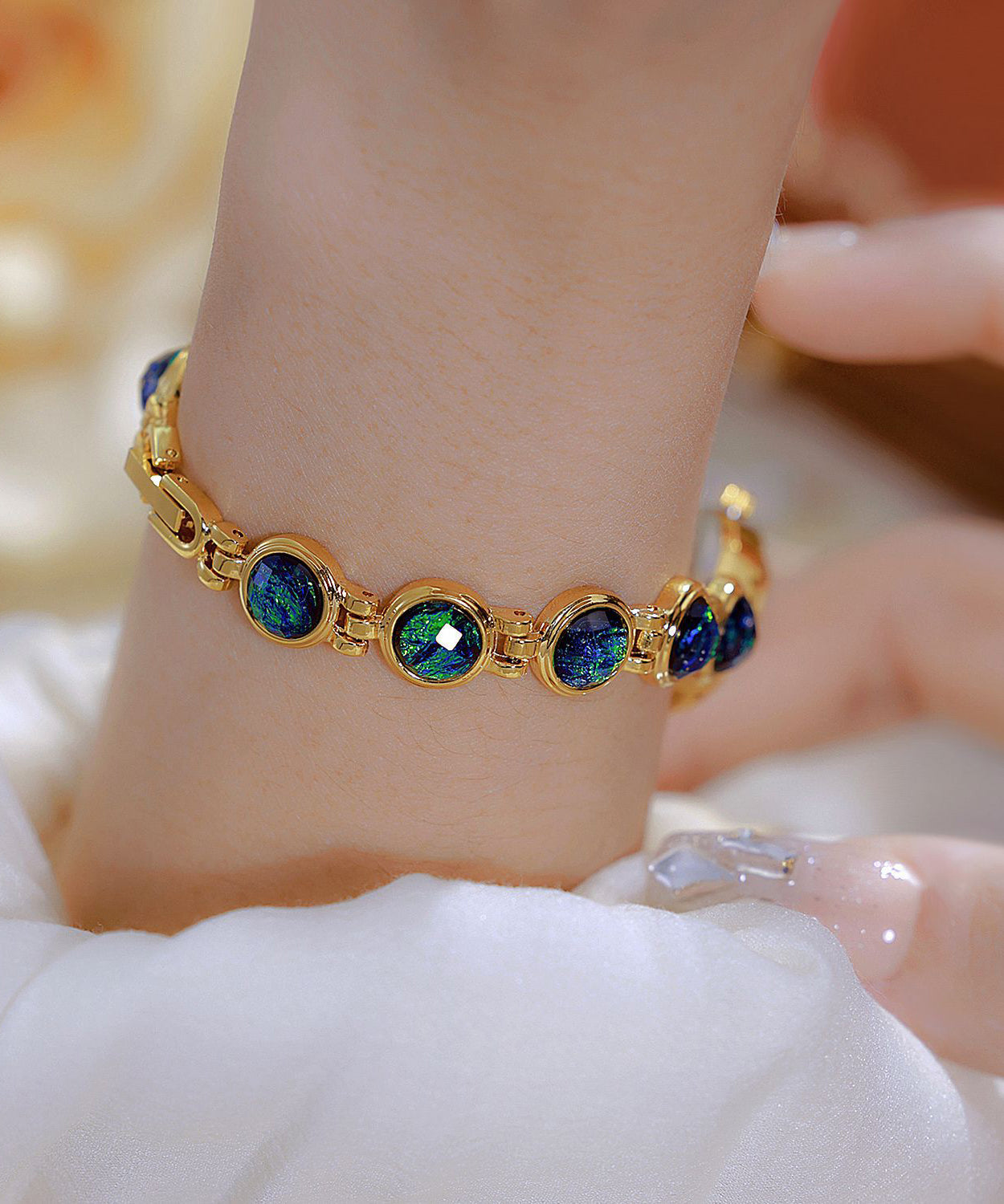 Watches Blue Movement Metal Crystal Fashion Hardlex Quartz