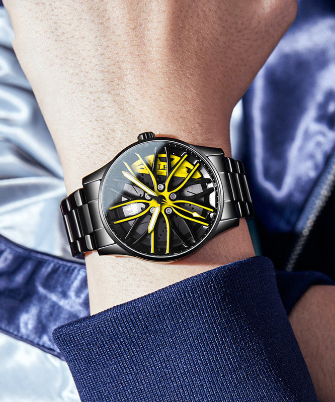 Green Hollow Fashion Alloy Out Steel Stainless Noctilucent