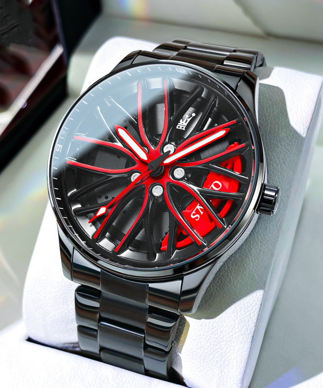 Green Hollow Fashion Alloy Out Steel Stainless Noctilucent