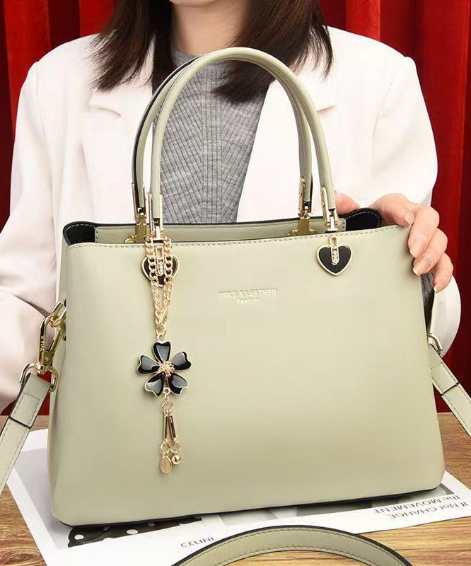 Fashionable And Versatile Apricot Leather Large Capacity Handbag ZX1015 Ada Fashion