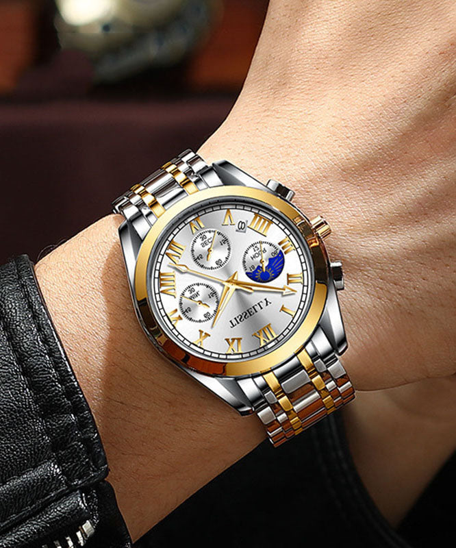 Alloy Steel Stainless Black Waterproof Glass Fine Blue Reinforced