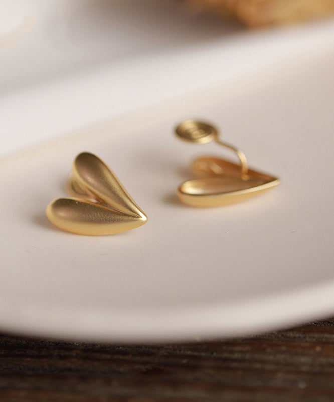 Earrings Fine Copper LoveStud Alloy Gold