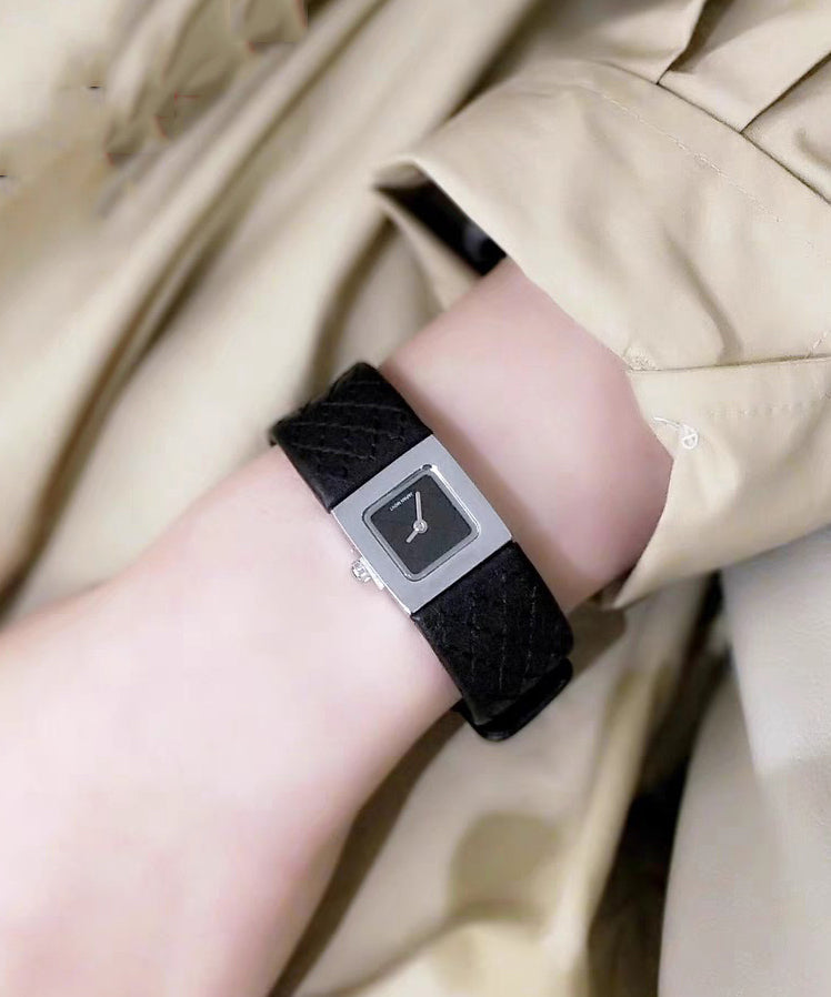 Quartz Gold Movement Waterproof Fine Leather Watches