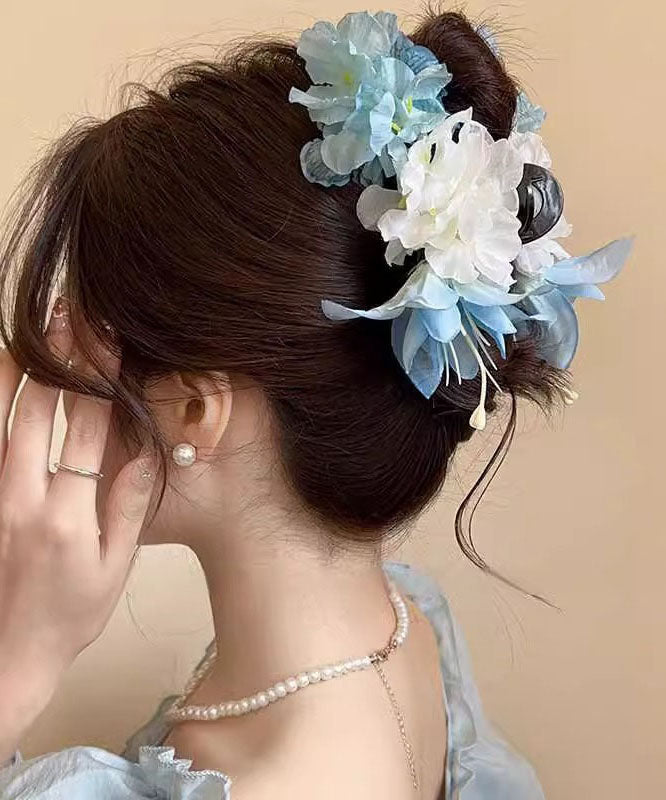 Hairpin Shark Plastic Floral Clamp Purple Fine