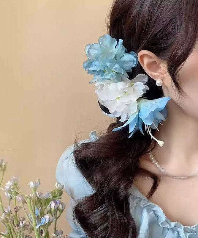 Hairpin Shark Plastic Floral Clamp Purple Fine