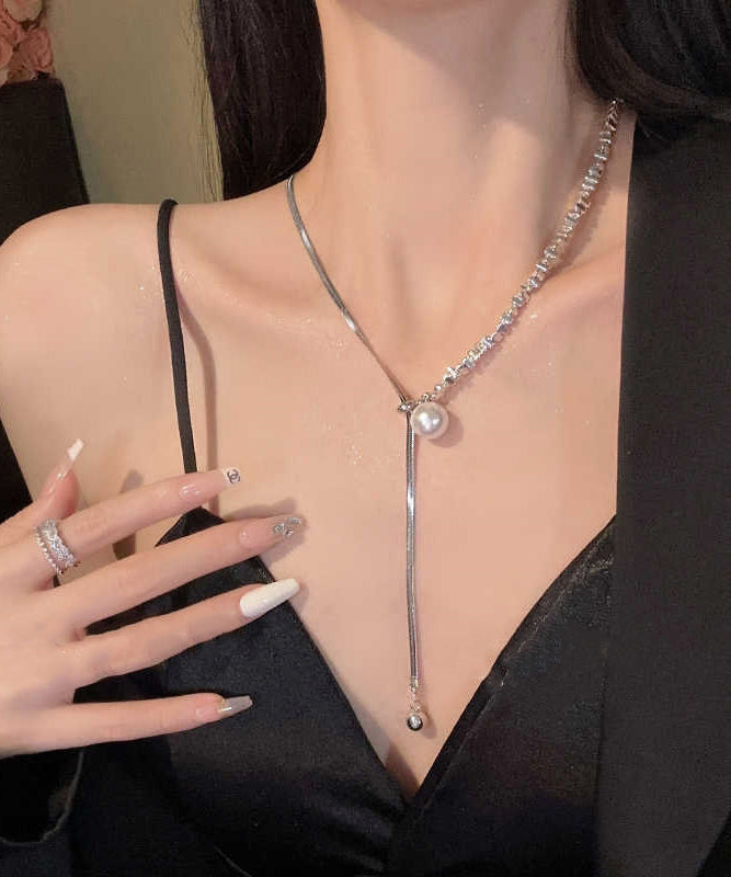 Patchwork Pull Pearl Silk Silver Broken Sterling Fine