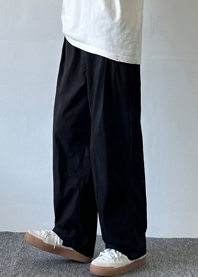 Cotton Pockets Beige Elastic French Solid Summer Pants Waist Mens