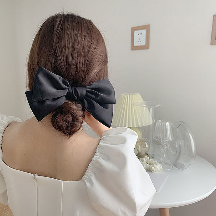 Elegant Satin Hair Bow