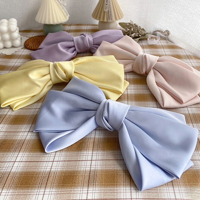 Elegant Satin Hair Bow