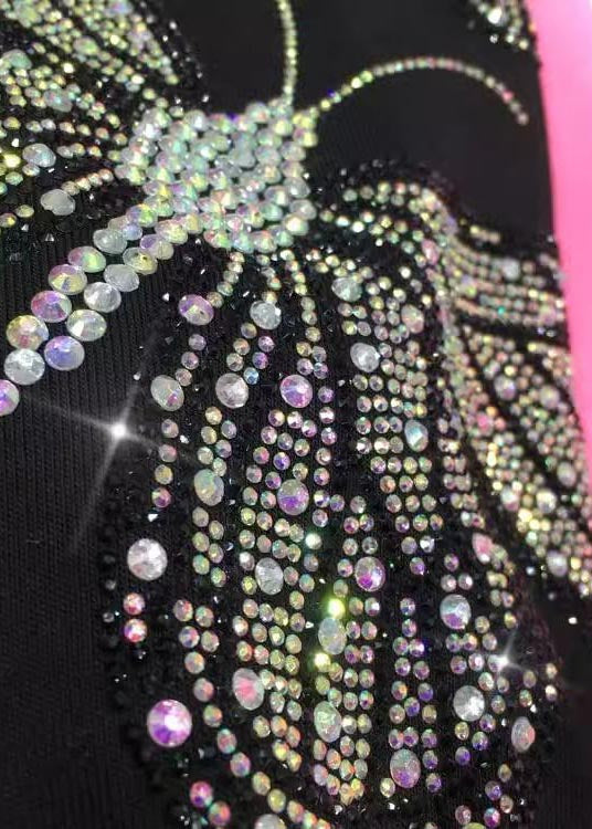 Zircon Pink Pants Butterfly Cotton French Fall