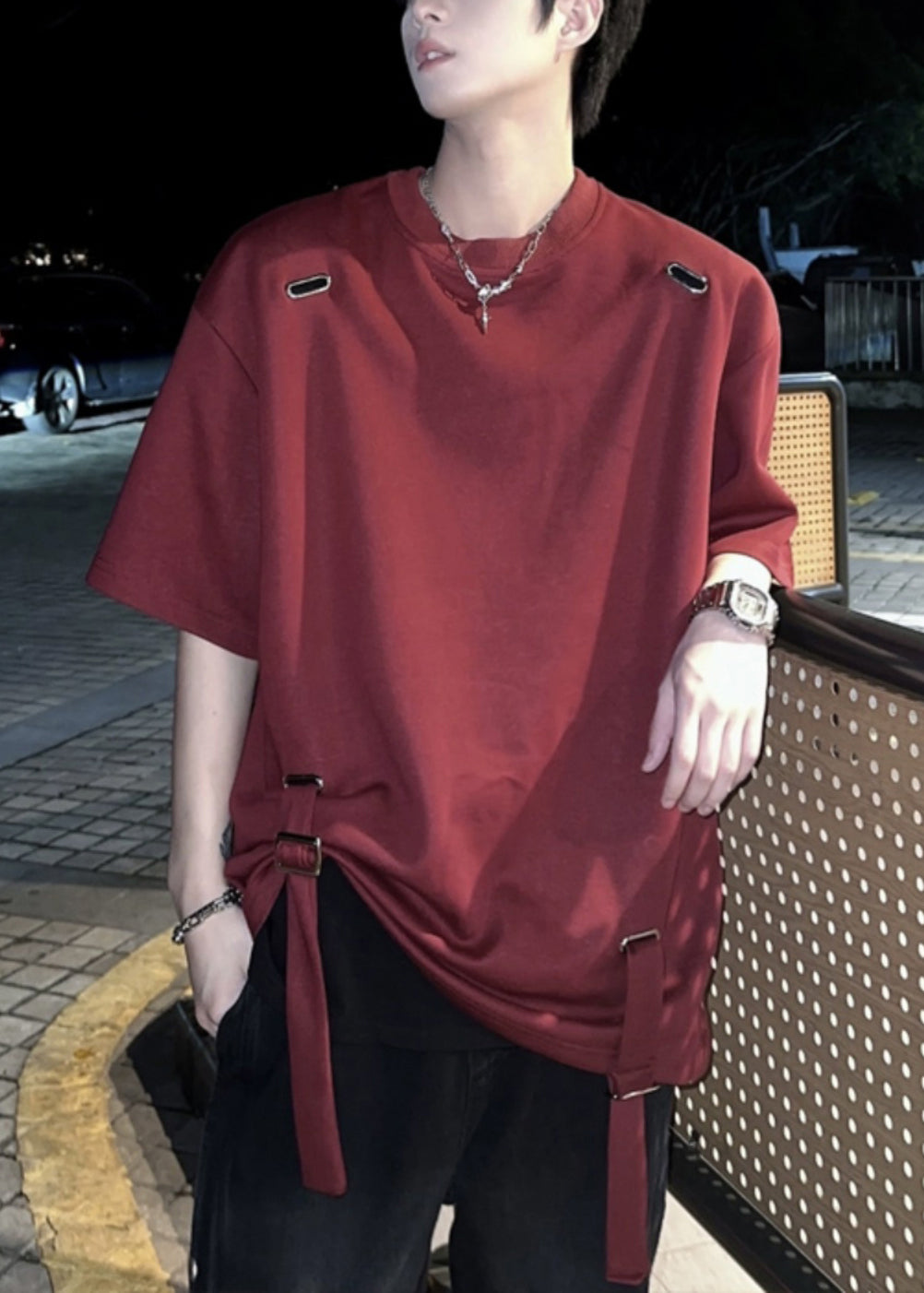 Wine T Original Red French Solid Shirts Cotton Design Mens Summer