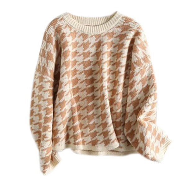 Cotton Print Sweater