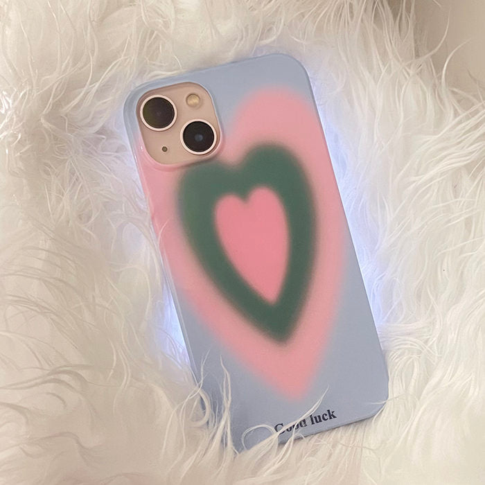 Gradient Heart Phone Case