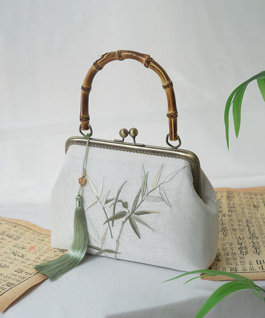 Bamboo Chinese Embroidery Bag Style New Handmade Tote