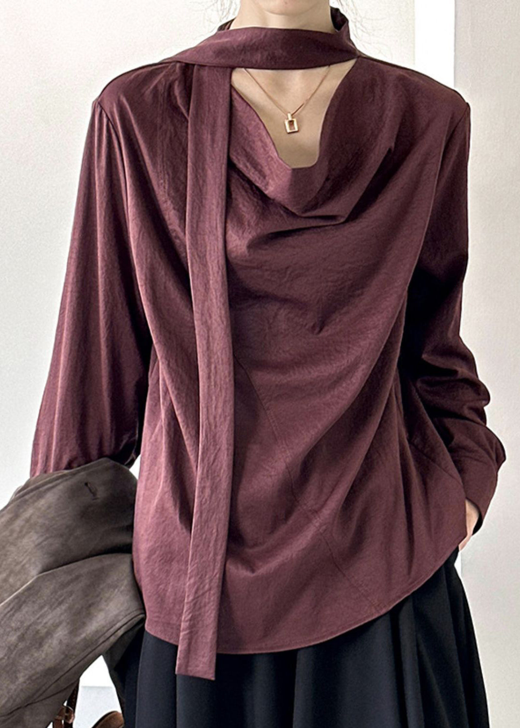 Red Spring Solid Handmade Top Patchwork