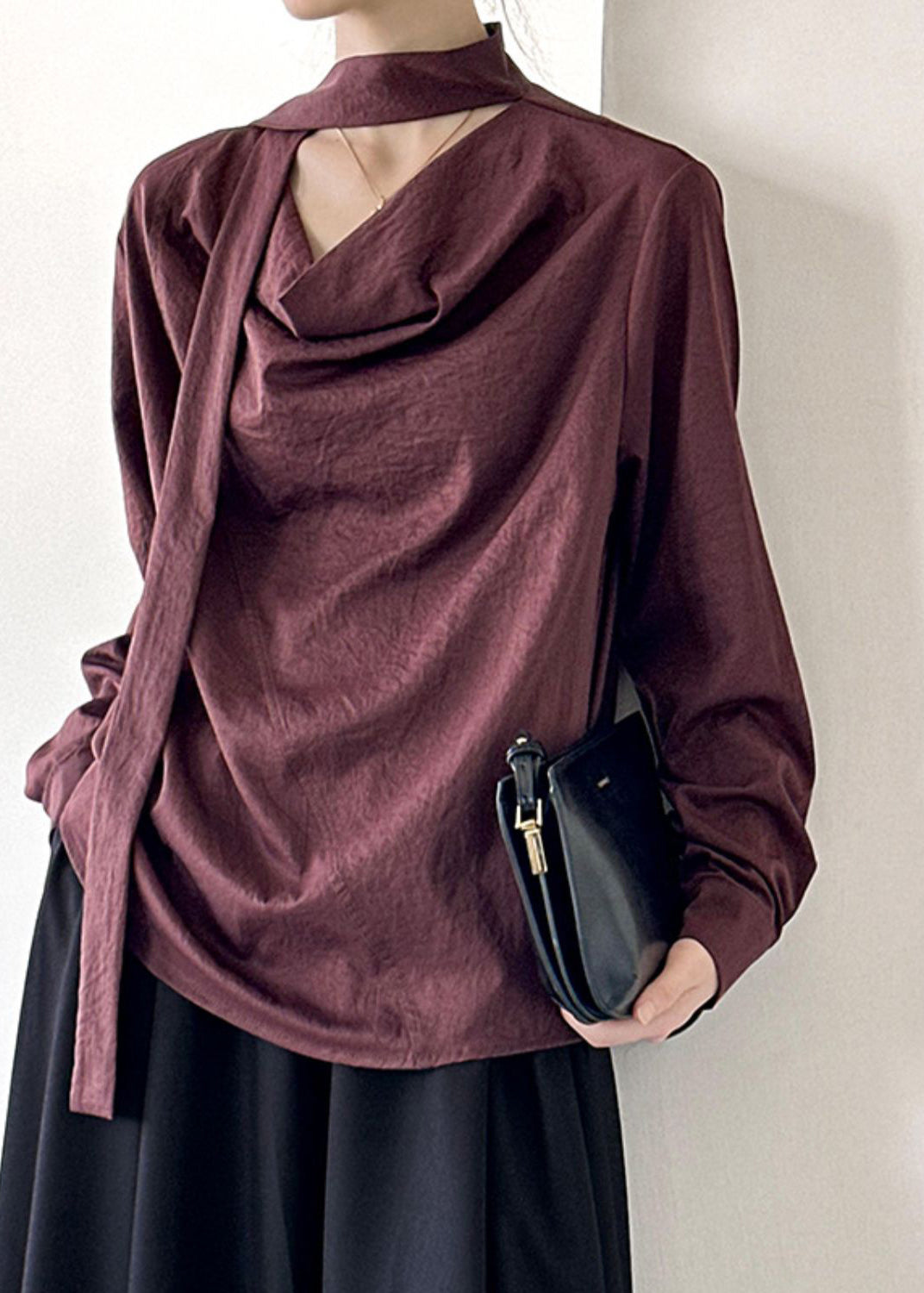 Red Spring Solid Handmade Top Patchwork