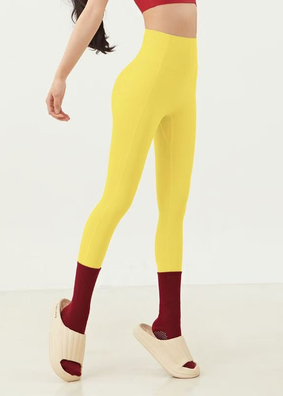 Capri Waist Leggings Green Surf Ignite High Grass