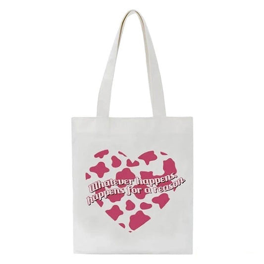 Canvas Love Spot Tote Bag