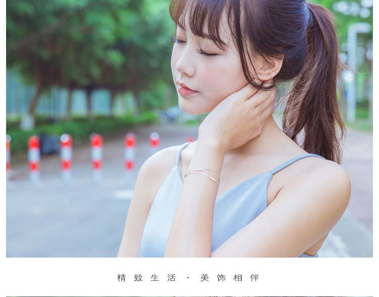 925 Sterling Silver Segment Bar Bracelet