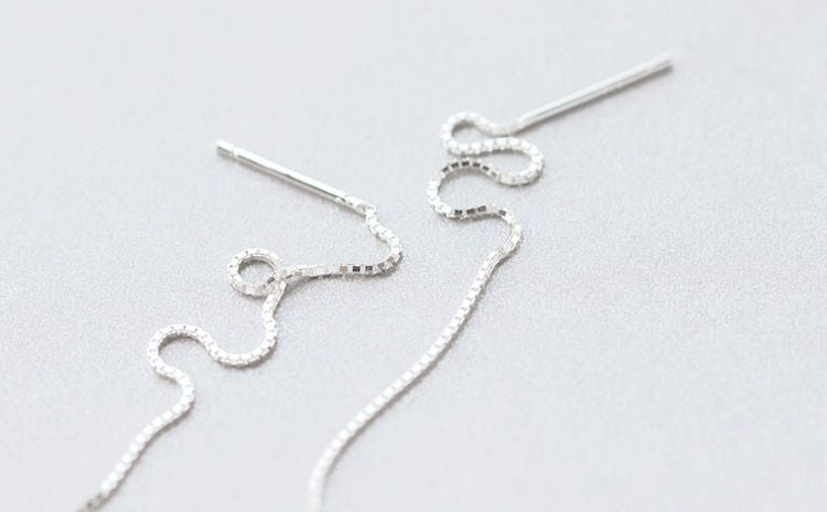 Drop Sterling 925 Leaf Silver Earring