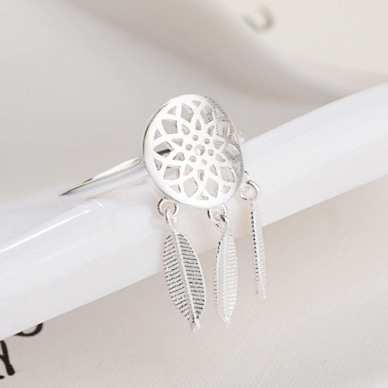 Silver Sterling 925 Open Catcher Dream Ring