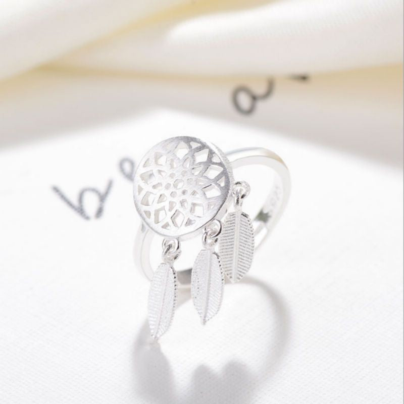 Silver Sterling 925 Open Catcher Dream Ring