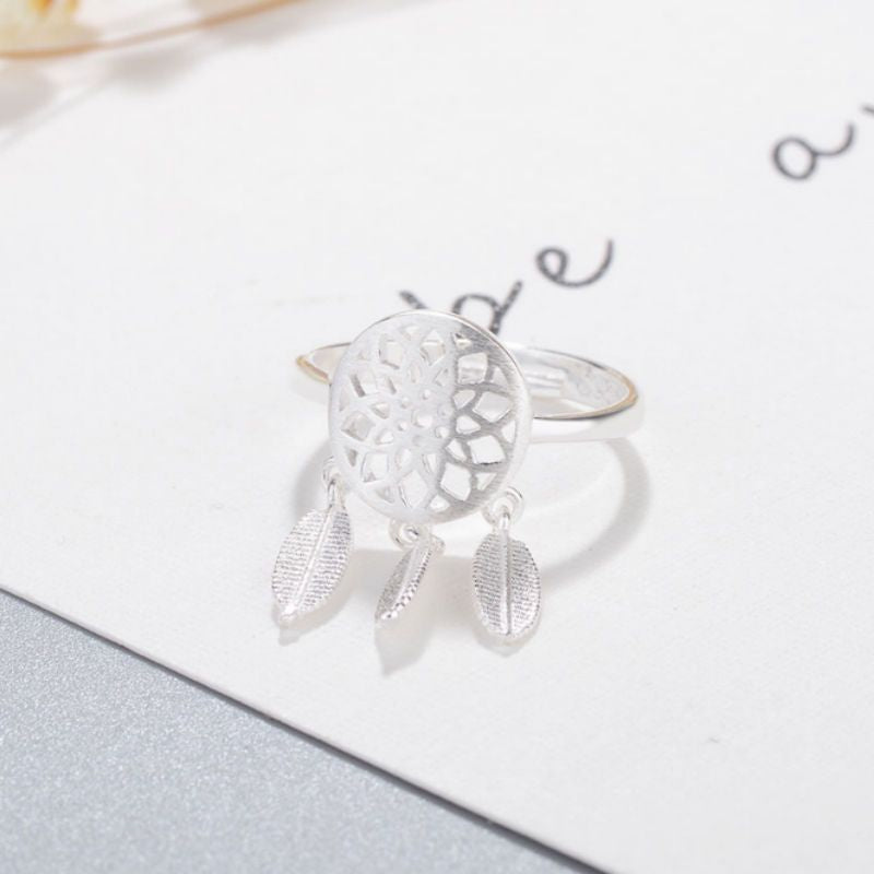 Silver Sterling 925 Open Catcher Dream Ring