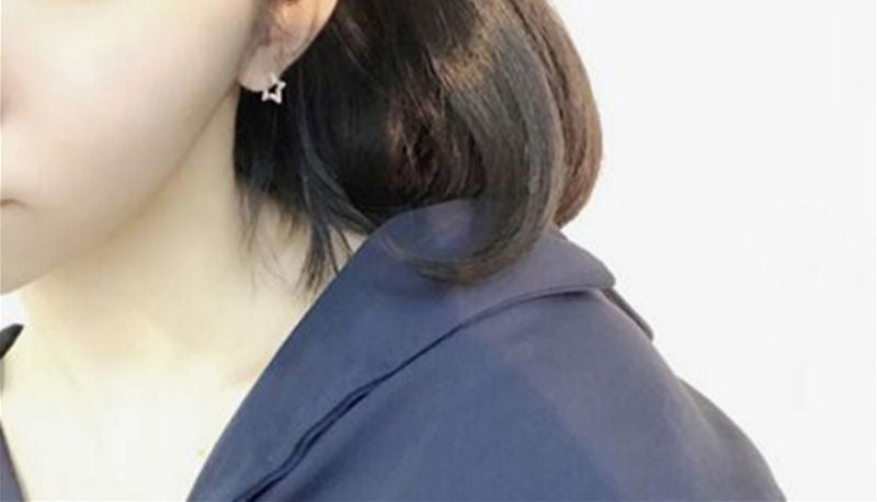 Earring Open Sterling Silver Star 925