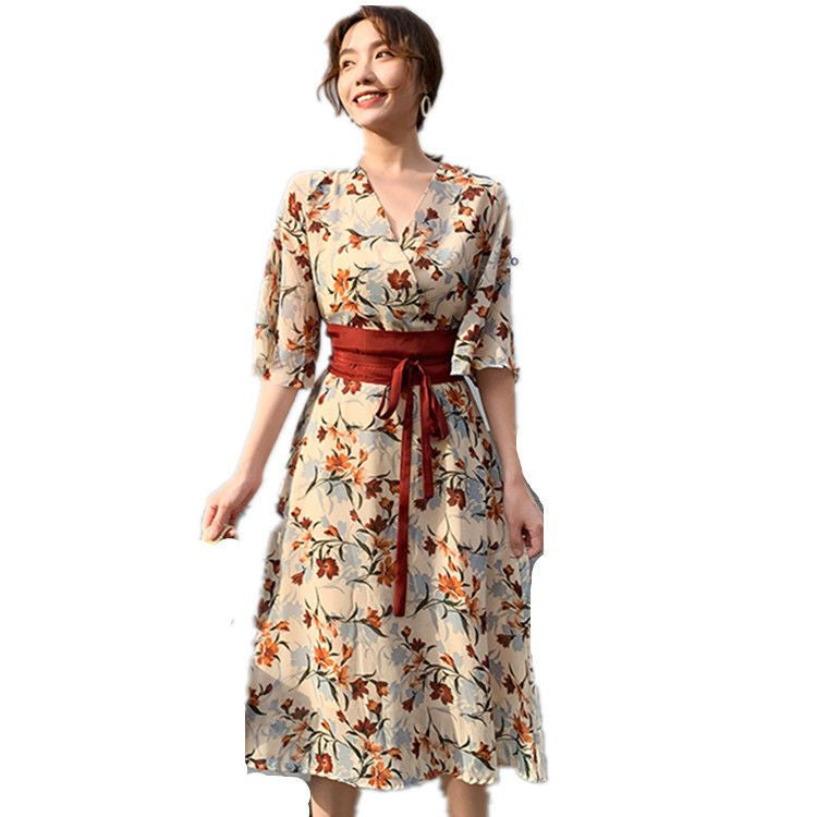 Coude à imprimé fleuri