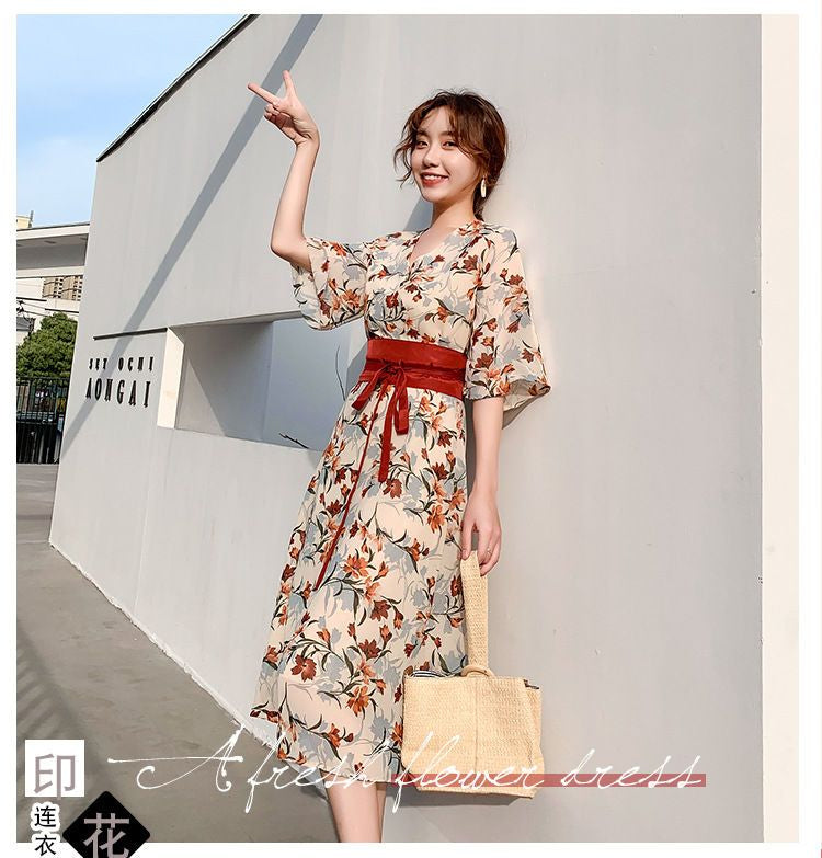 Coude à imprimé fleuri