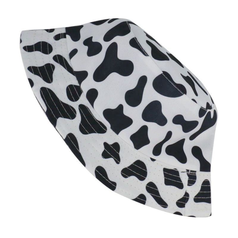 Hat Print Bucket Milk Cow