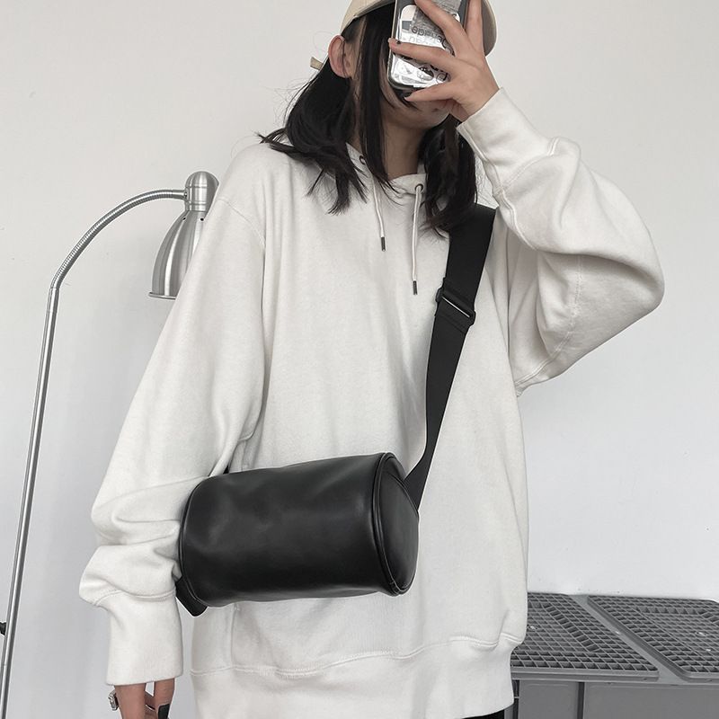 Crossbody Faux Leather Plain Bag