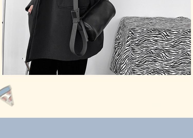 Crossbody Faux Leather Plain Bag