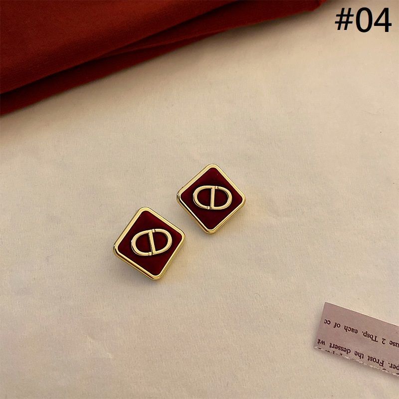 / Faux designs) Petal Pearl Earring Alloy (various