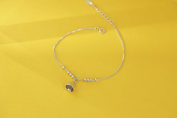 Bell Silver Bracelet Sterling