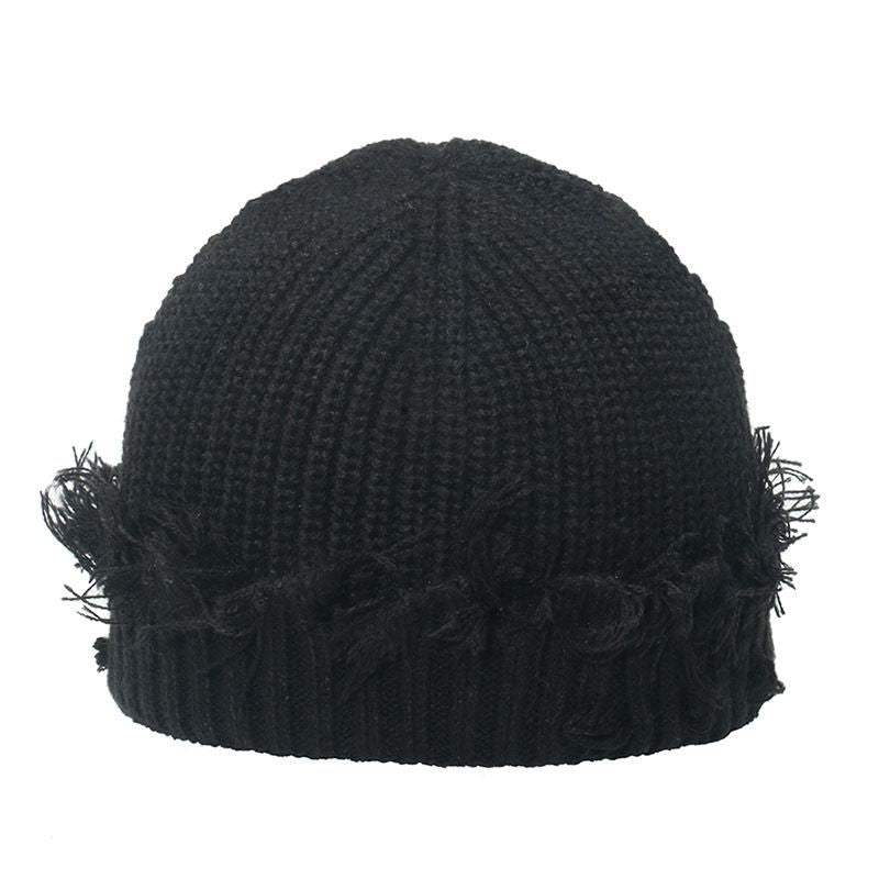 Knit Beanie Distressed
