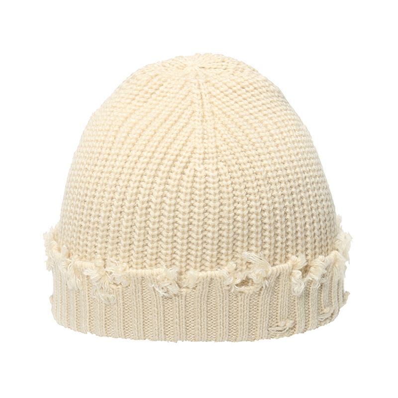 Knit Beanie Distressed