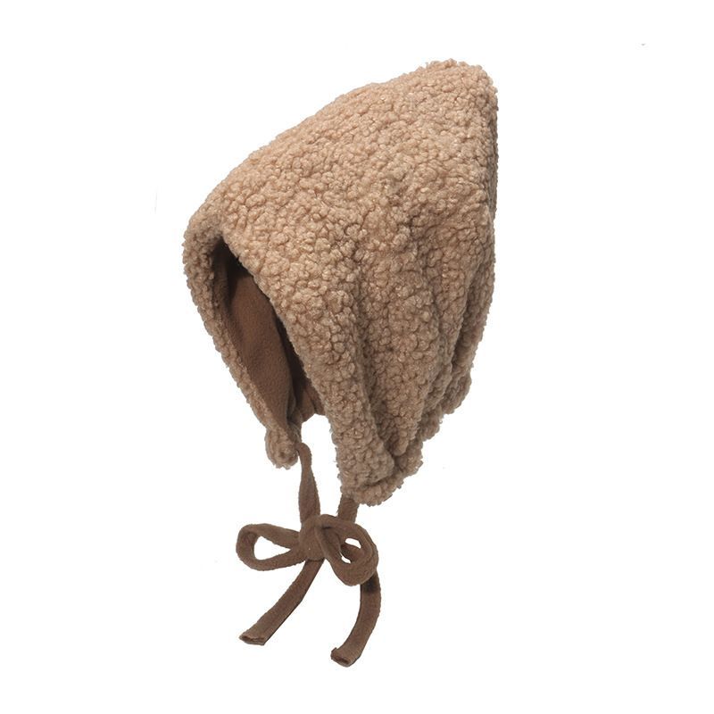 Shearling Hat Faux Bonnet