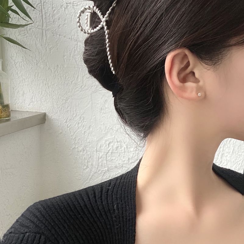 4 Alloy Earring Faux Pair (various Set: / Rhinestone Pearl designs)