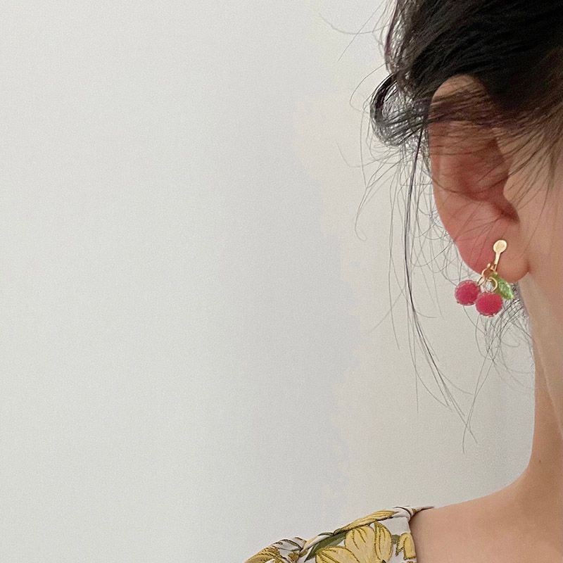 Earring Cherry Drop