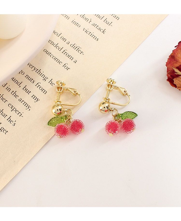 Earring Cherry Drop