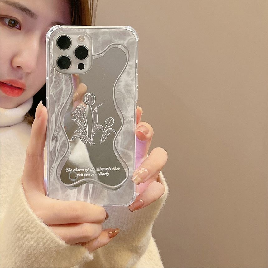 Phone Case Mirrored Flower