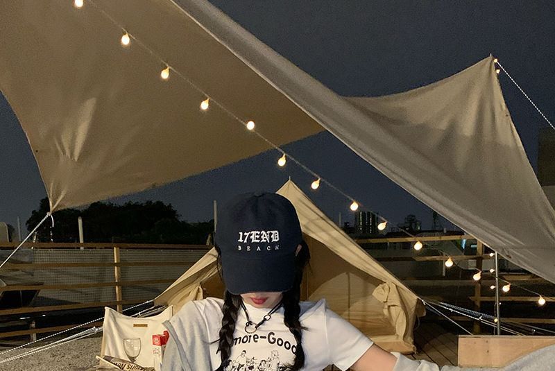 Short-Sleeve Cartoon T-Shirt Cropped Print