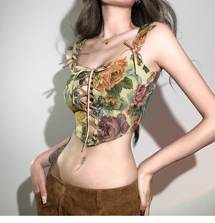 Corset Floral Top