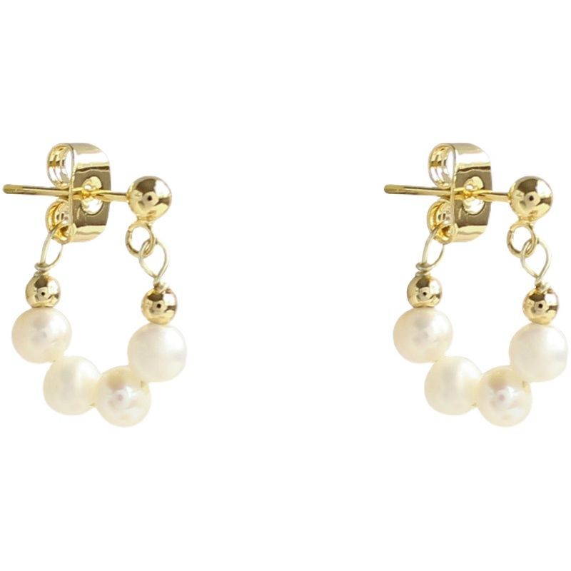 Earring Faux Pearl Drop / Clip-On