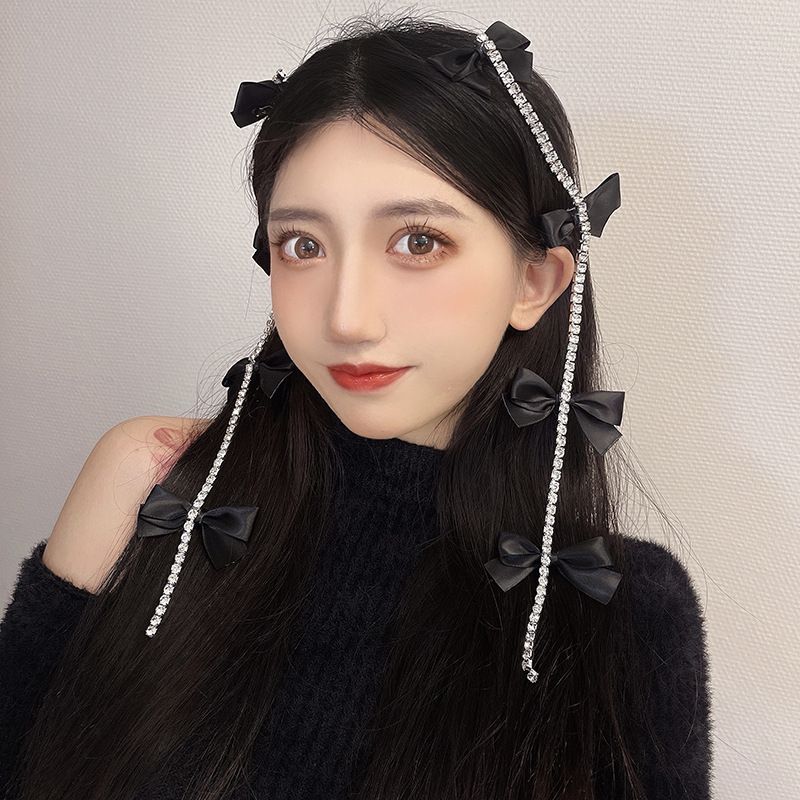 Hair Clip Bow Rhinestone